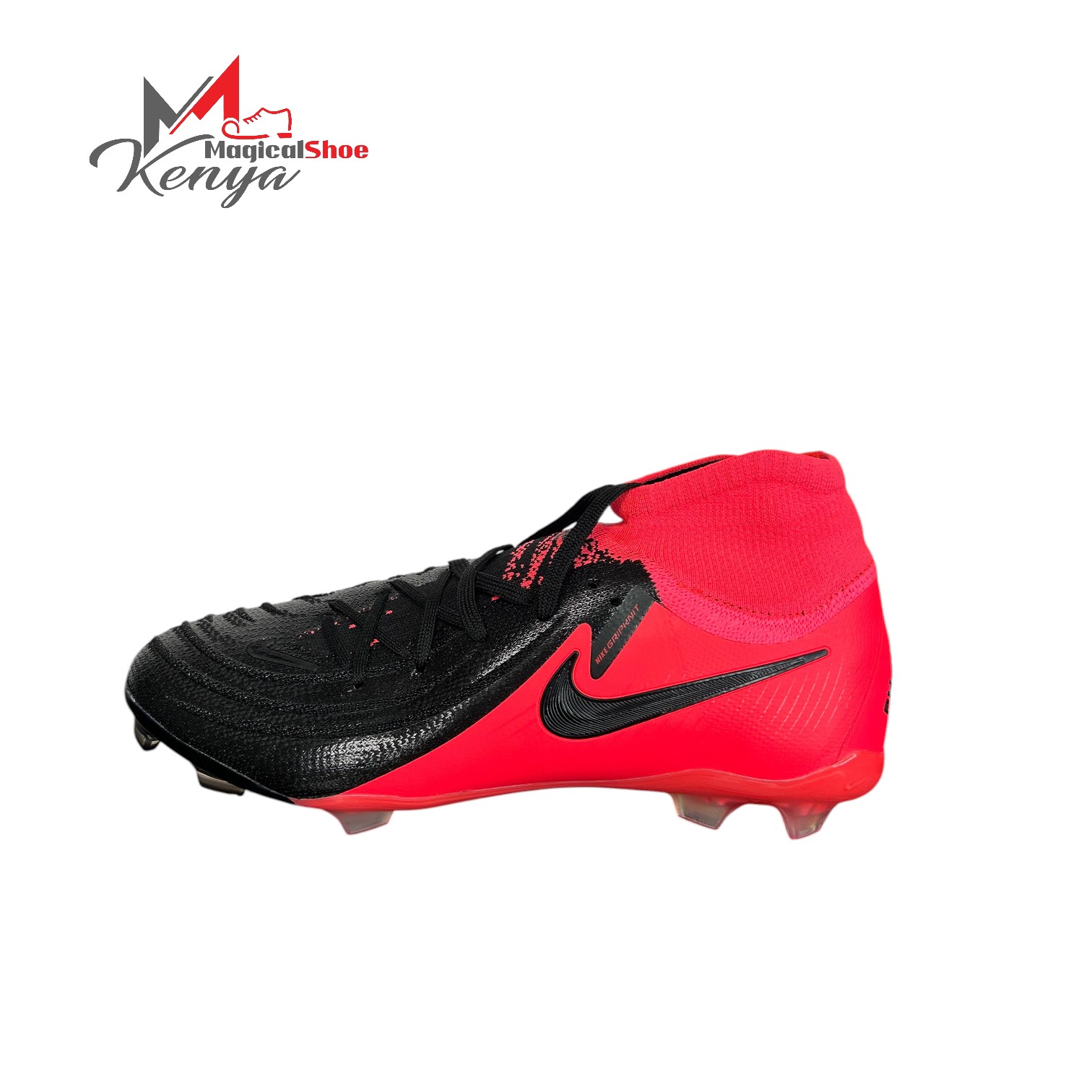 nike cleats red and black