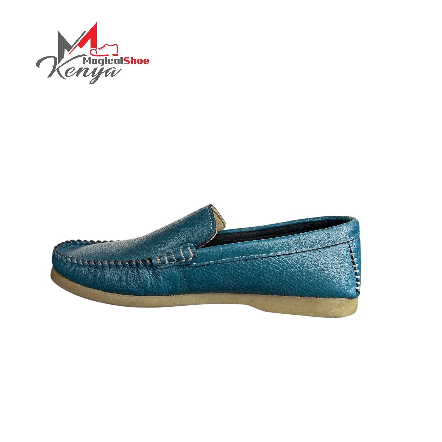Loafers Pure Leather, Blue