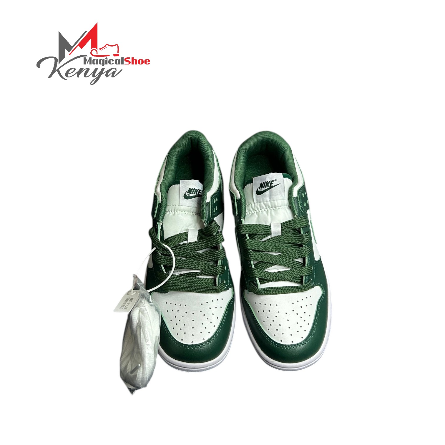 Nike SB Dunk Green & White Sneakers